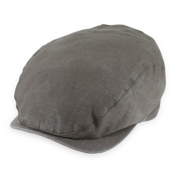 Linen Flat Cap