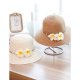 Female basic holiday sun hat, floral sun flower