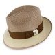 "Cole" Milan Braid Fedora Hat