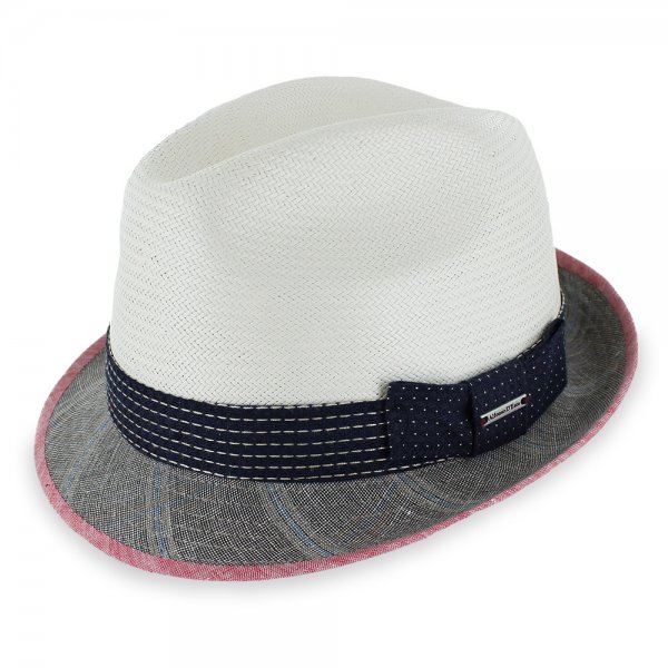 Italian Made Shantung/Linen Fedora Hat