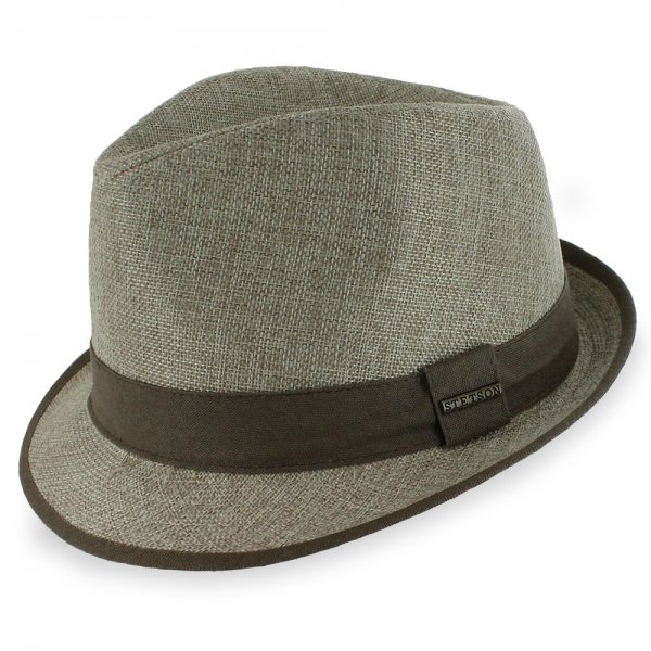 Linen Stingy Brim Fedora