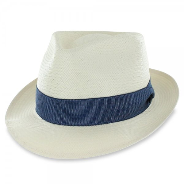 "Cary" Shantung Straw Fedora