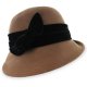 Irene - Velvet Band Cloche Hat