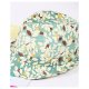 Women basic cute cotton hooded straw hat sun hat