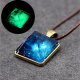 Luminous female fashion stone pendant necklace, creative, simple, natural, lovely fashion, jewelry necklace