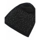 Women basic polyester soft hat, solid color dark