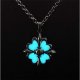 Women pendant necklaces, flower, Luminous LED jewelry necklace