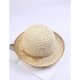 Female basic straw hat, solid color