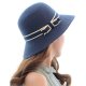 Women basic cute straw hat sun hat, color block