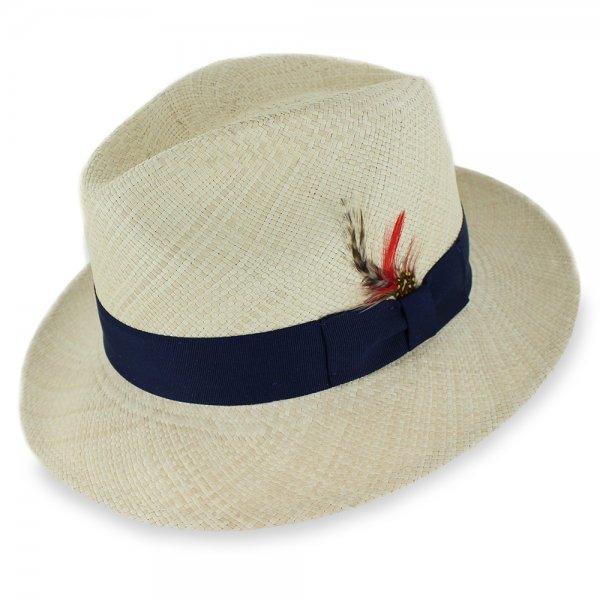 "St. John" Classic Panama Fedora Hat