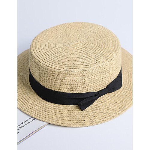 Women basic cute straw hat straw hat sun hat solid color