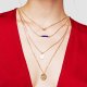 Women stratified layered necklace, long necklace, alloy plated heart, fashion, multi-layer alloy necklace jewelry