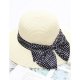 Women basic cute straw lace straw hat, floral