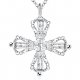 Sterling silver cross necklace female fashion jewelry necklace