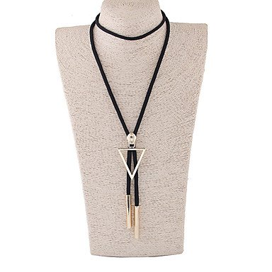 Long double female long necklace pendant necklace retro fashion casual heart