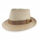 "Frederick" Milan Weave Porkpie Hat