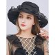 Women basic lace sun hat, solid color