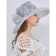 Women basic cute sun hat, color block floral print