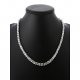 Men single-stranded chain collar necklace, necklace, silver simple silver necklace jewelry daily