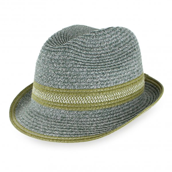 Paper Braid Stingy Brim Fedora