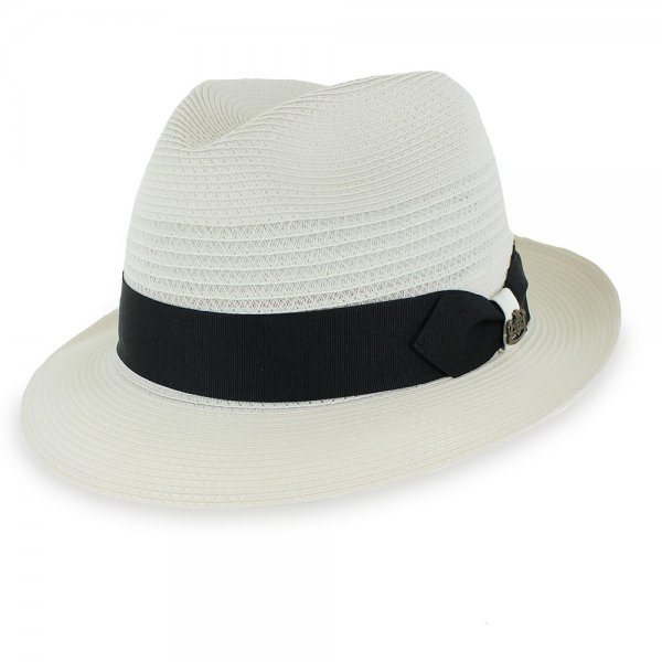 "Halton" Vented Poly Braid Fedora Hat