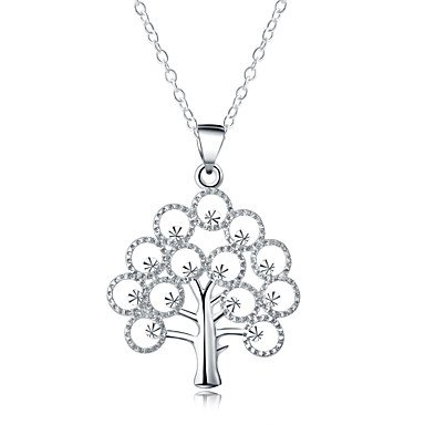 Fashion jewelry silver necklace silver necklace daily