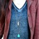 Female Long retro pendant necklace, layered necklaces, long necklace, creativity, fashion cute, cute jewelry alloy necklace dail