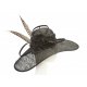 Sinamay Wide Brim Dress Hat