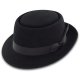 "Brubeck C" Wool/Cashmere Pork Pie Hat