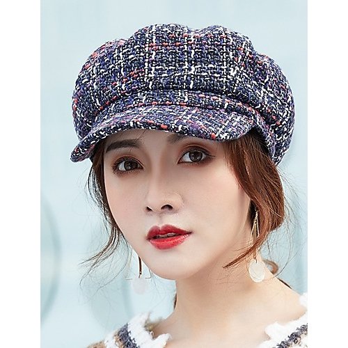 Female Active Foundation Polyester Beret Baseball Cap