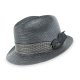 "Hagan" Poly Braided Fedora Hat