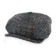 Wool Herringbone 8/4 Newsboy Cap