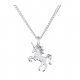 Women pendant necklace, horses, vintage, lovely alloy silver necklace jewelry daily