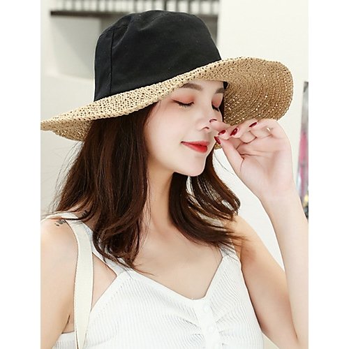 Female active basic cute straw hat straw hat sun hat