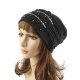 Female tiara chic and modern knitwear cotton polyester casual flat hat