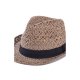 Female straw hat, solid color