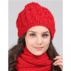 Women work activities knit hat, casual solid color