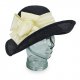 Zoe - Woven Sisal Asymmetrical Medium Brim Hat