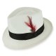 Shantung Straw Fedora Hat