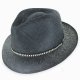 Sisal Straw Snapped Brim Fedora