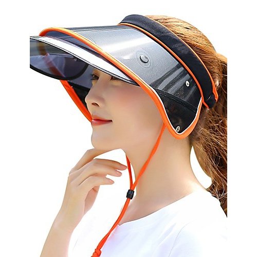 Female cute polyester round neck, cap and sun hat