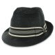 Open Weave Paper Straw Fedora